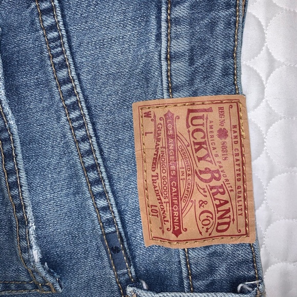 Lucky brand High Rise Tomboy Cut Off Jean Shorts - Picture 6 of 8